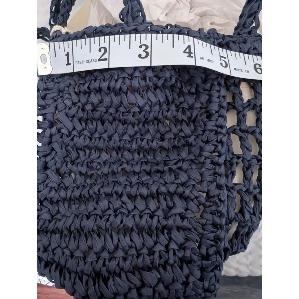 Universal Thread Blue Crochet Crossbody Bag NWT